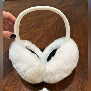 Cozy White Faux Fur Earmuffs